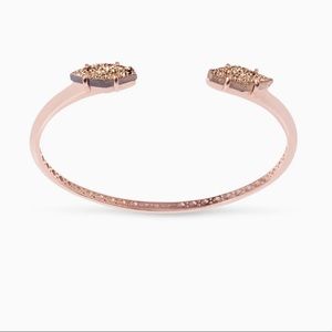 Kendra Scott Rose Gold Drusy Cuff bracelet
